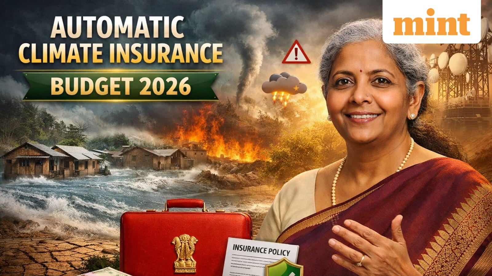 हीटवेव से बाढ़ तक सीधा असर कमाई पर: क्या Budget 2026 लाएगा ऑटोमैटिक क्लाइमेट बीमा?
